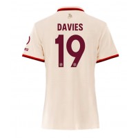 Camisa de Futebol Bayern Munich Alphonso Davies #19 Equipamento Alternativo Mulheres 2024-25 Manga Curta